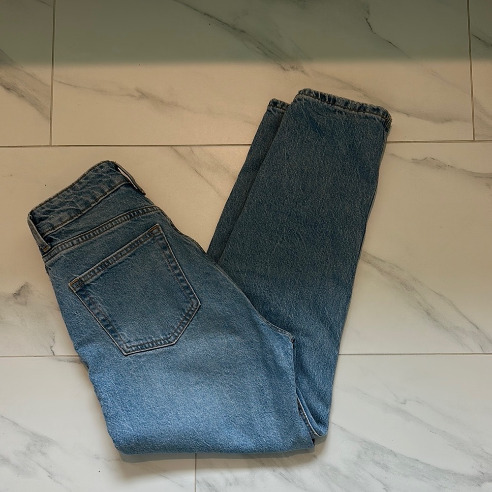 H&M Blue Straight Leg Jeans